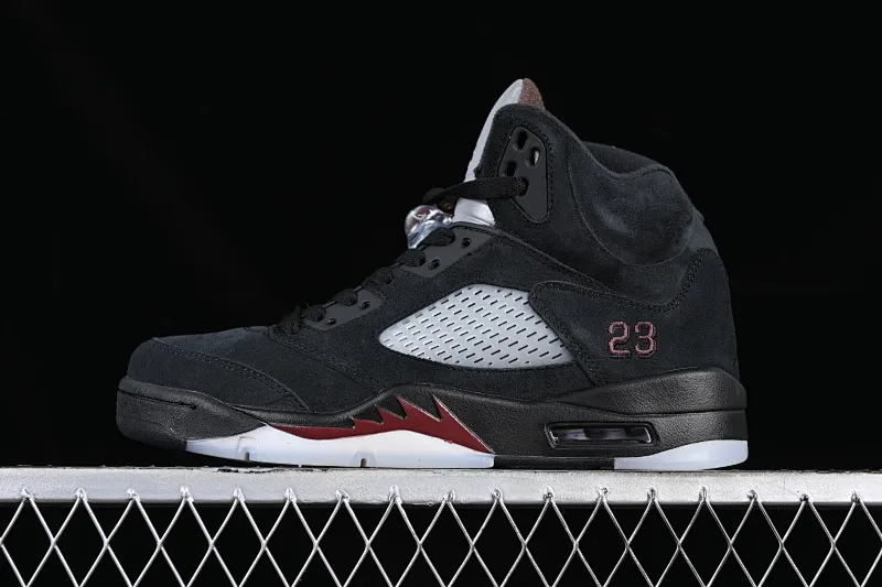 All categories Air Jordan Jordan series basketball shoes Air Jordan 5 A Ma Maniére x Air Jordan 5 "Black" AJ5 Joe 5 suede black FD1330-001